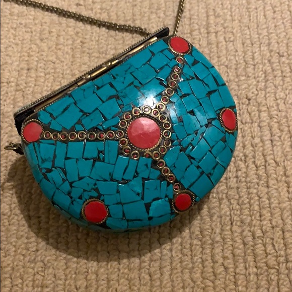 Stone chain clutch - Picture 6 of 7